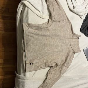 Beige Lululemon quarter zip